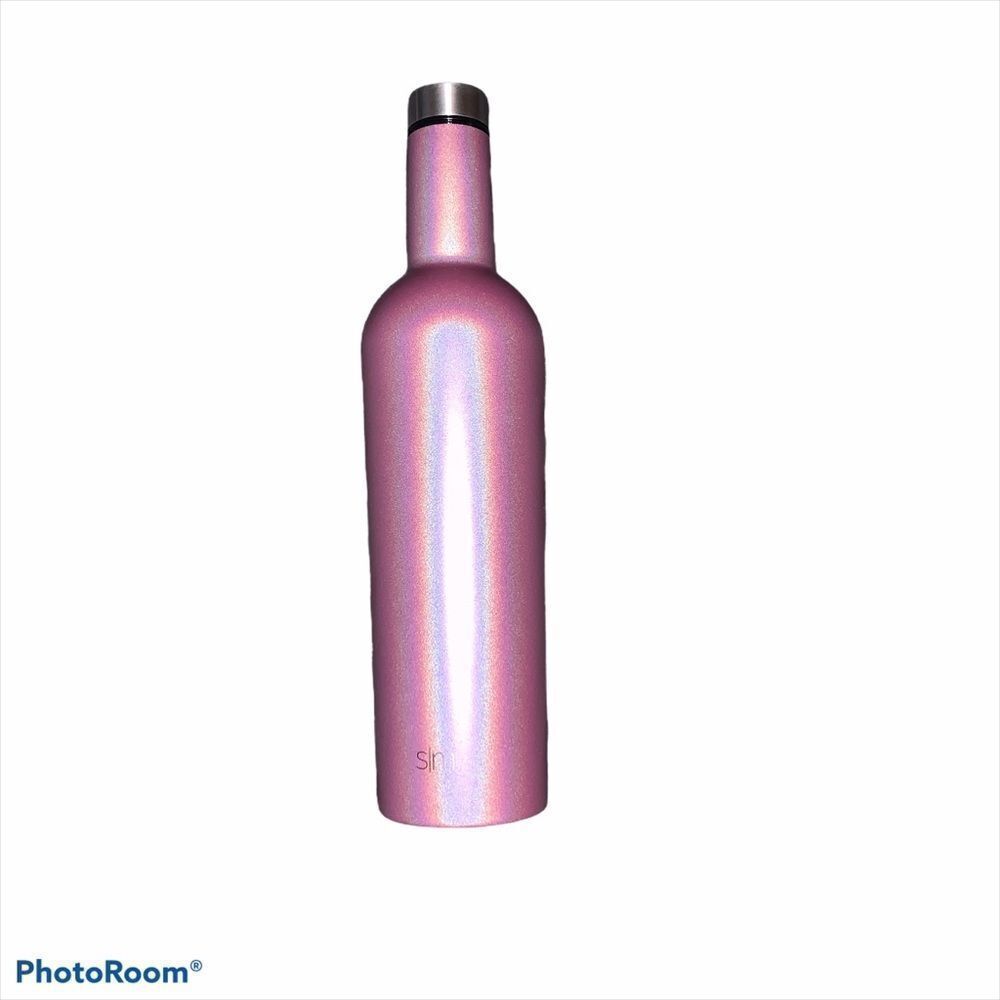 Pink metallic slim thermos